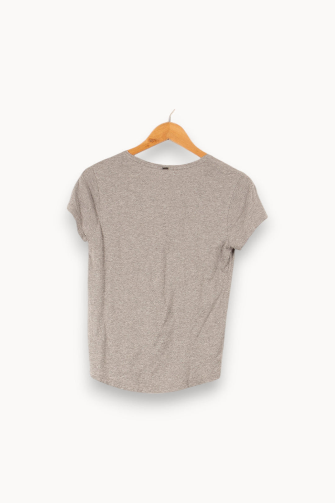 T-shirt gris avec strass - Taille XS/34