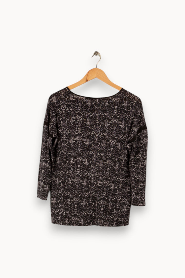 T-shirt manches longues gris - Taille S/36
