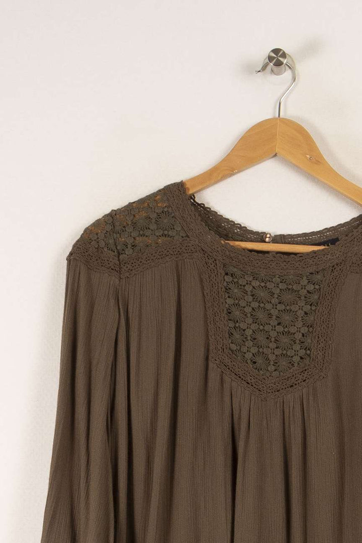 Blouse verte foncée - Taille XXL/44