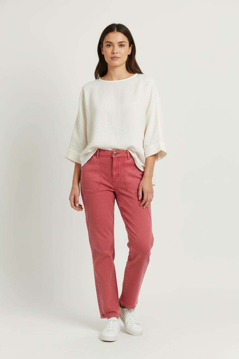 Jean Rose - Taille M/38 de la marque One Step | PARAD20292 - Vendu par Paradigme - Image 1