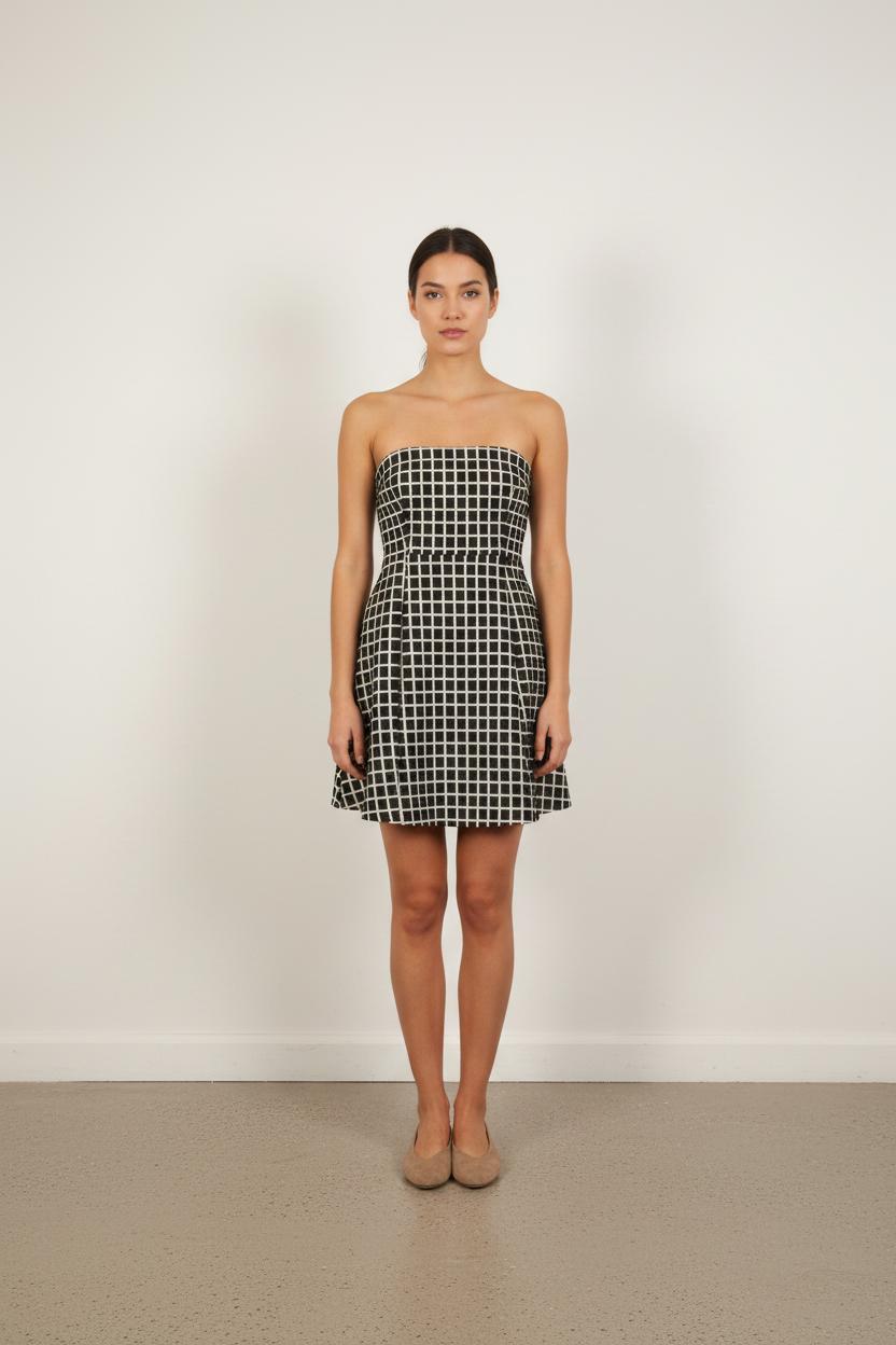 Robe Courte Noire et Blanche - Taille S/36