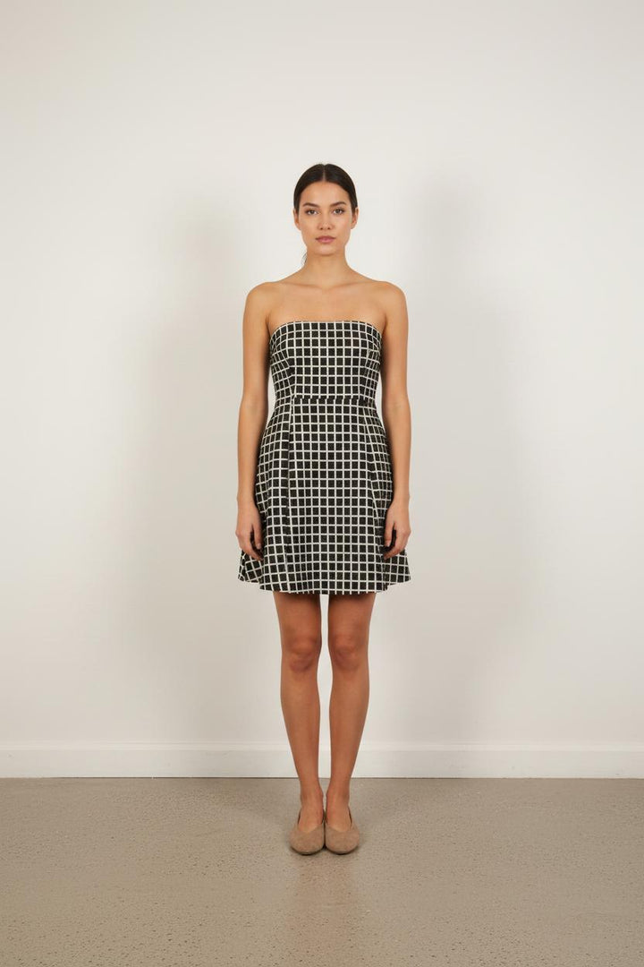 Robe Courte Noire et Blanche - Taille S/36