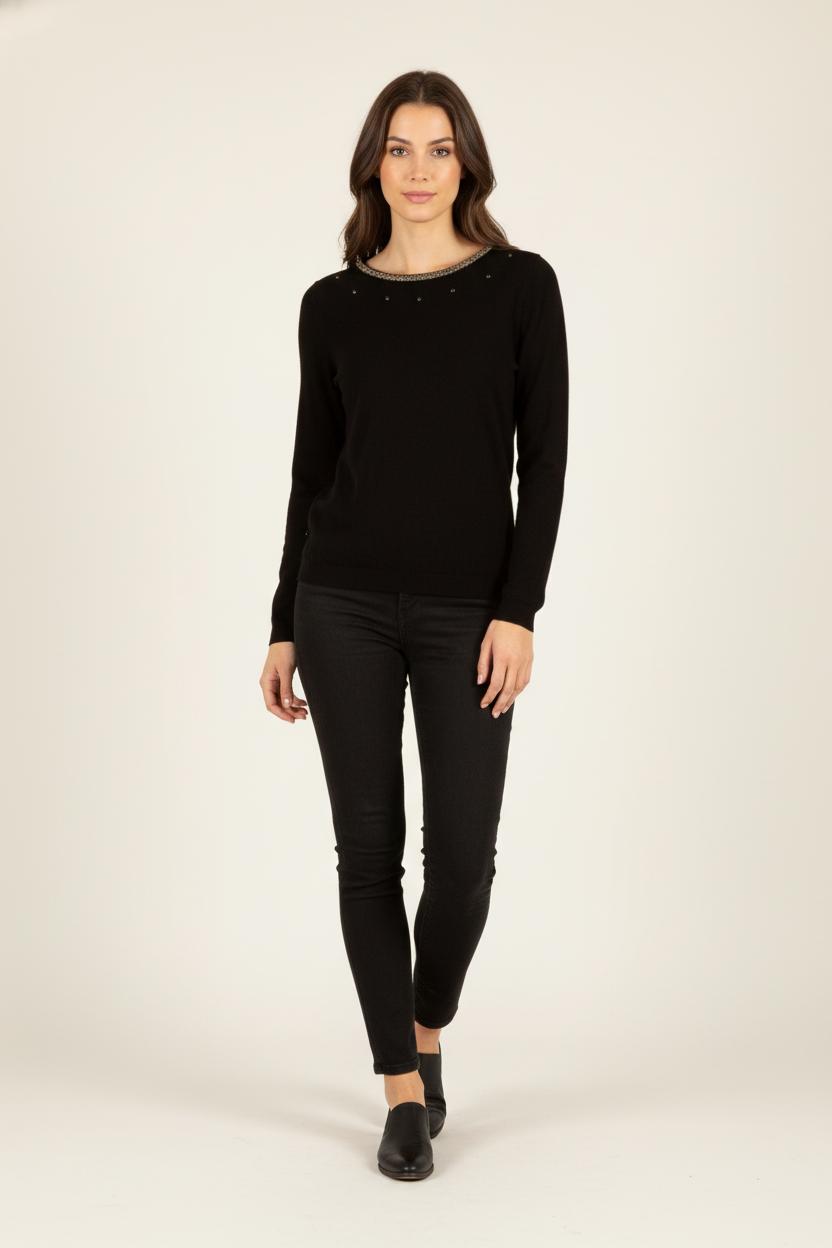 Pull noir - Taille XS/34