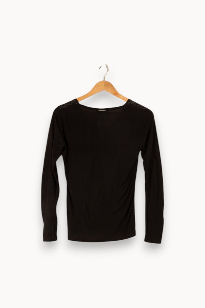 T-shirt manches longues noir - Taille S/36