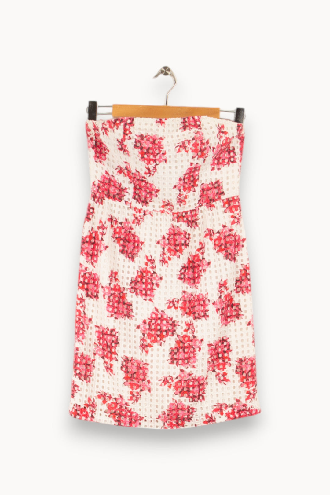 Robe blanche et rose - Taille S/36