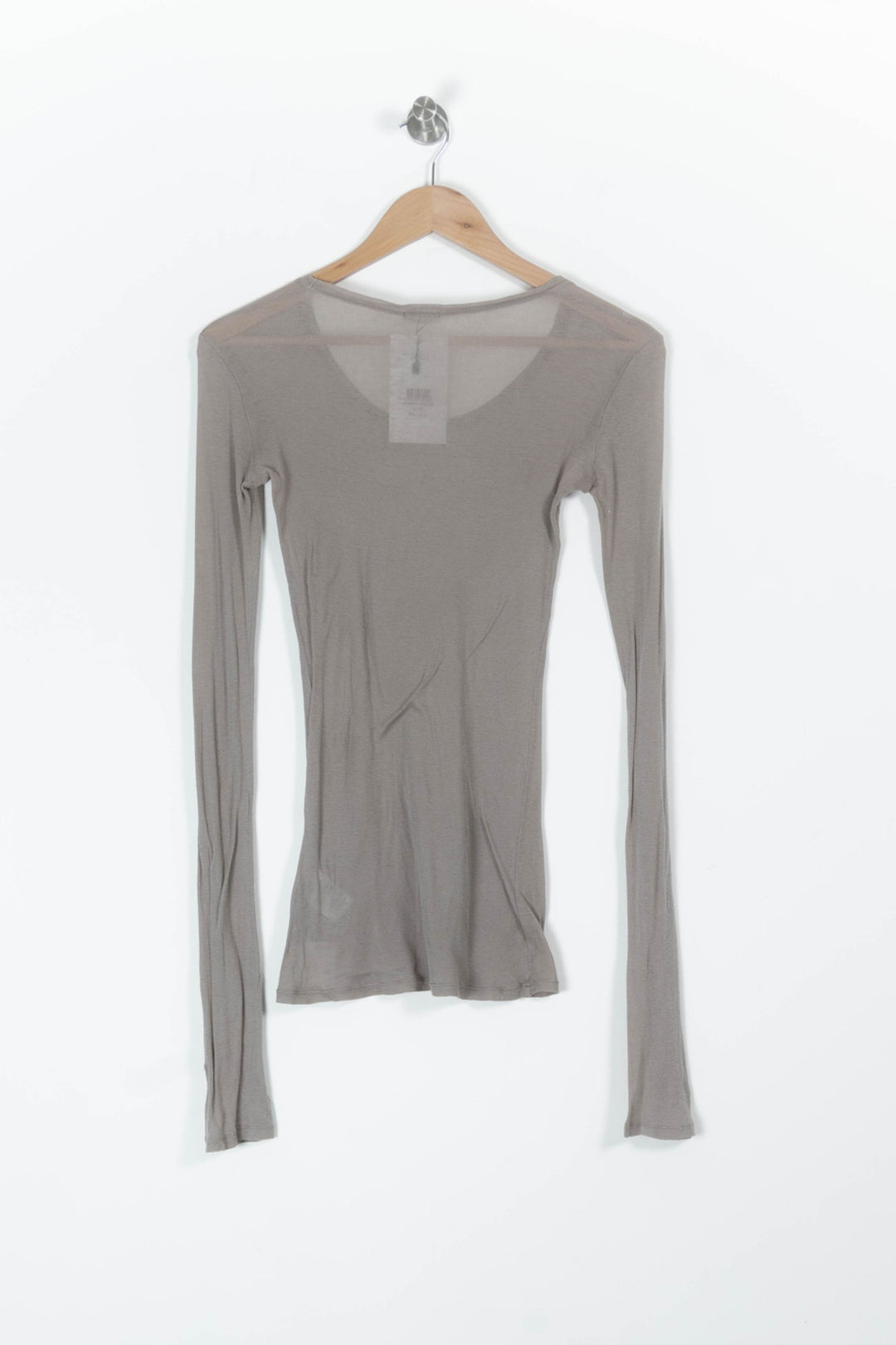 T-shirt Manches Longues Marron - Taille S/36 de la marque American Vintage | PARAD20342 - Vendu par Paradigme - Image 4