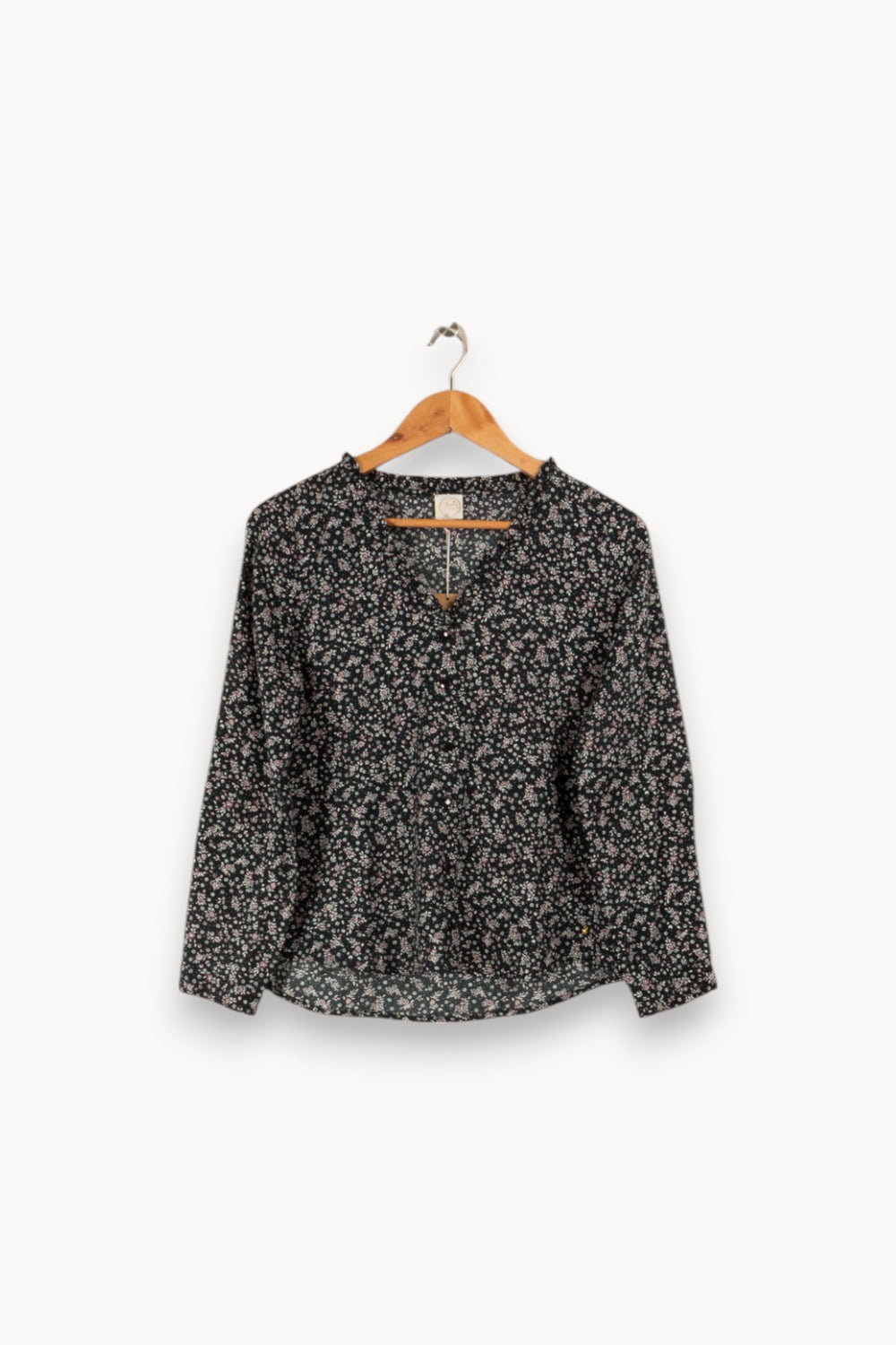 Chemise verte à motifs - Taille XS/34