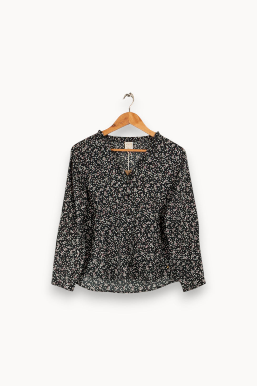 Chemise verte à motifs - Taille XS/34