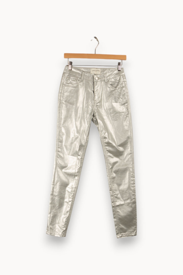 Pantalon gris argenté - Taille M/38