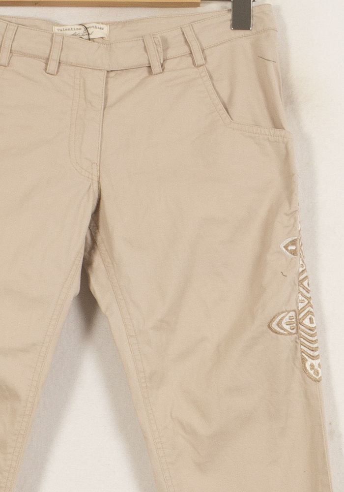 Pantalon Beige - Taille M/38 de la marque Valentine Gauthier | PARAD20438 - Vendu par Paradigme - Image 3