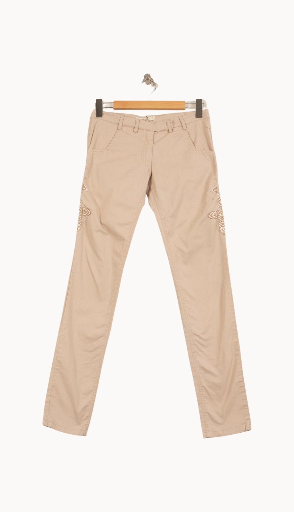 Pantalon Beige - Taille M/38 de la marque Valentine Gauthier | PARAD20438 - Vendu par Paradigme - Image 2