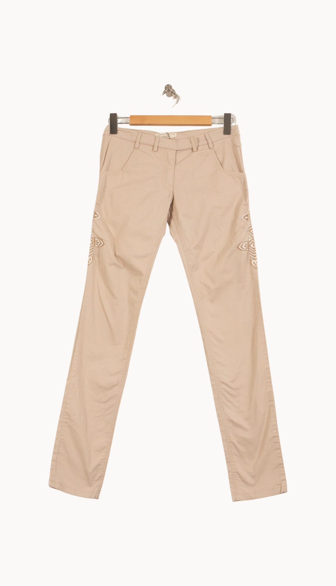 Pantalon Beige - Taille M/38 de la marque Valentine Gauthier | PARAD20438 - Vendu par Paradigme - Image 2