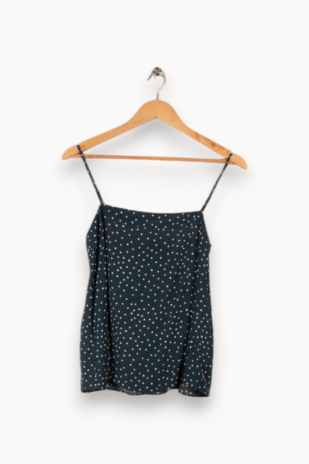 Top vert à pois - Taille XS/34