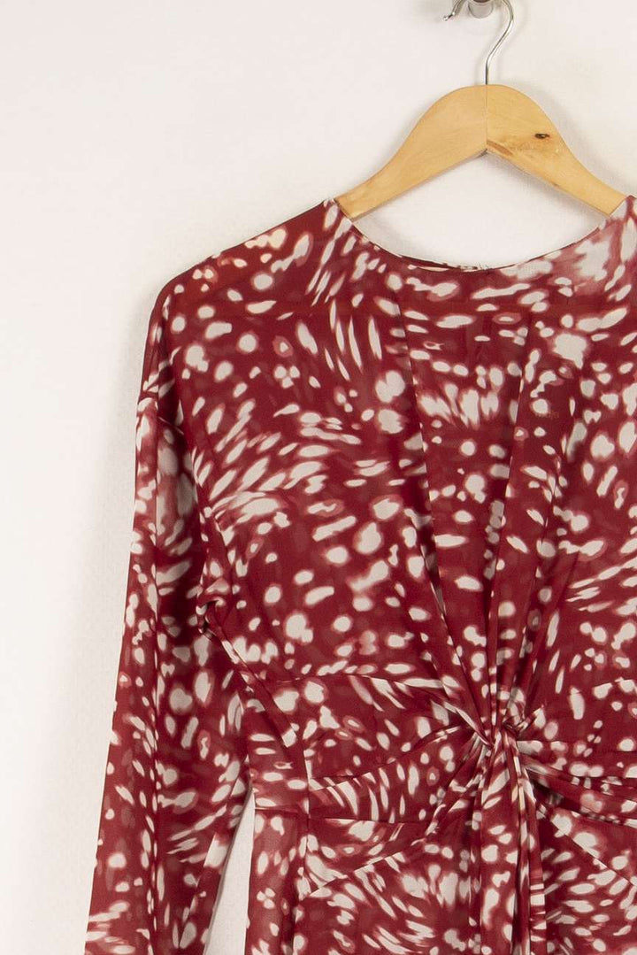 Robe longue bordeaux - Taille S/36