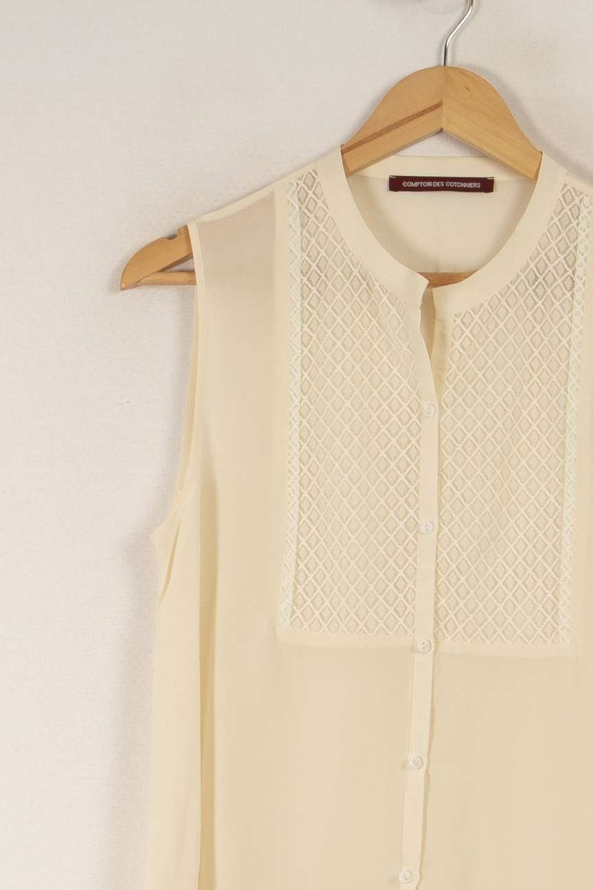 Blouse beige - Taille L/40