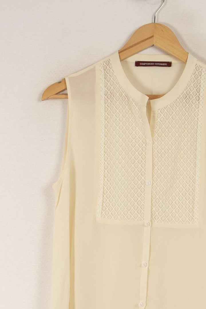Blouse beige - Taille L/40