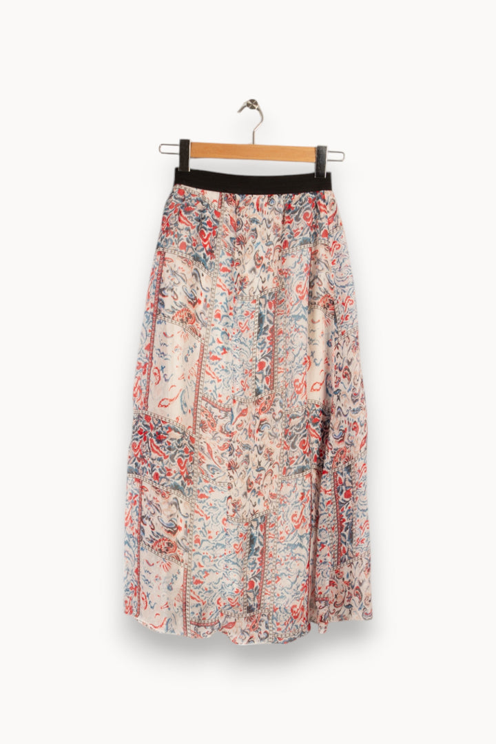 Jupe longue multicolore - Taille S/36