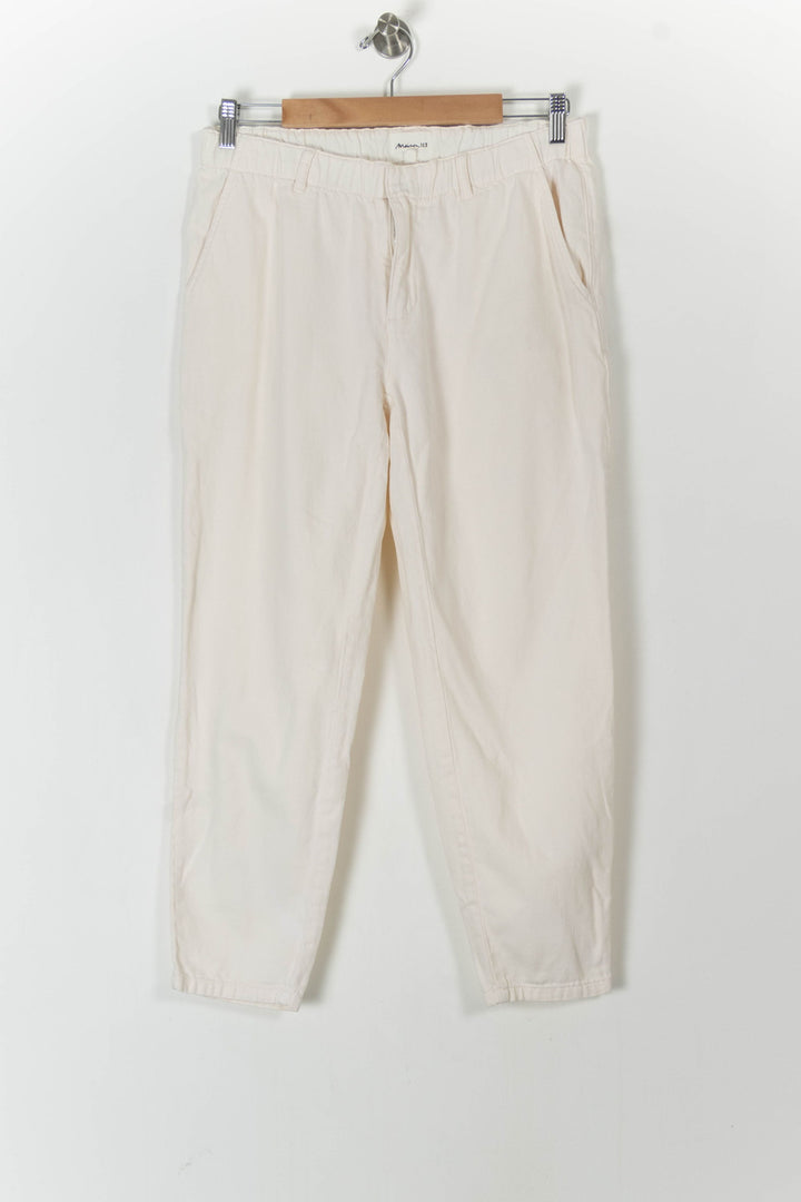 Pantalon Chino Blanc - Taille L/40 de la marque Maison 123 | PARAD20499 - Vendu par Paradigme - Image 2