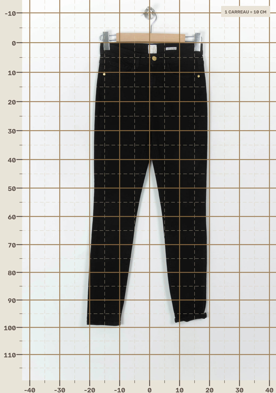 Jean Skinny Noir - Taille S/36 de la marque Des petits hauts | PARAD20532 - Vendu par Paradigme - Image 4