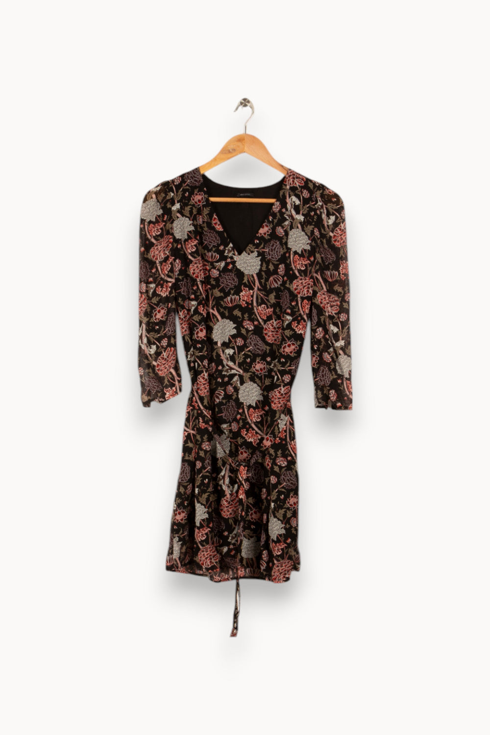 Robe noire à motifs - Taille S/36