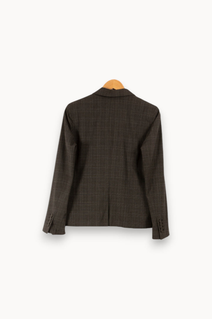 Veste grise à carreaux - Taille S/36