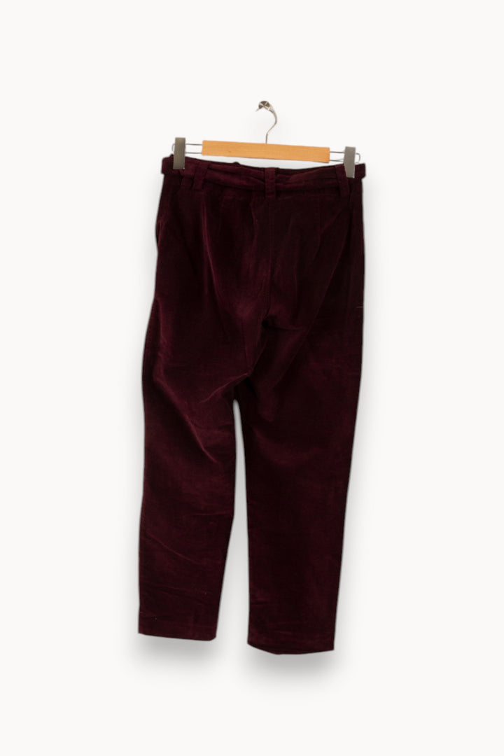 Pantalon bordeaux - Taille S/36