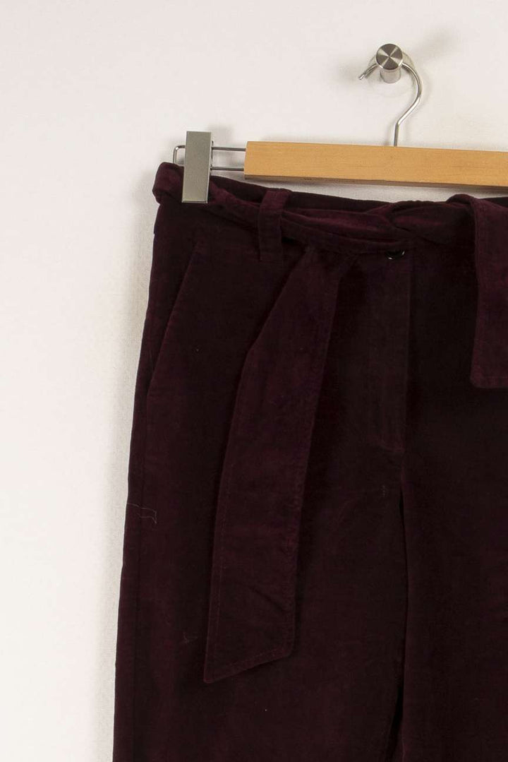 Pantalon bordeaux - Taille S/36
