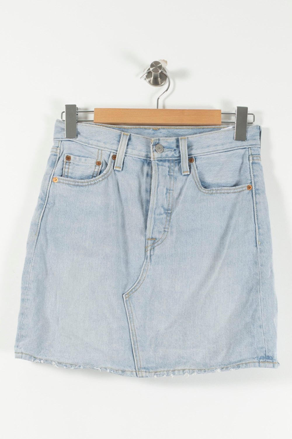 Jupe en Jean Bleue - Taille S/36 de la marque Levi's | PARAD20617 - Vendu par Paradigme - Image 2