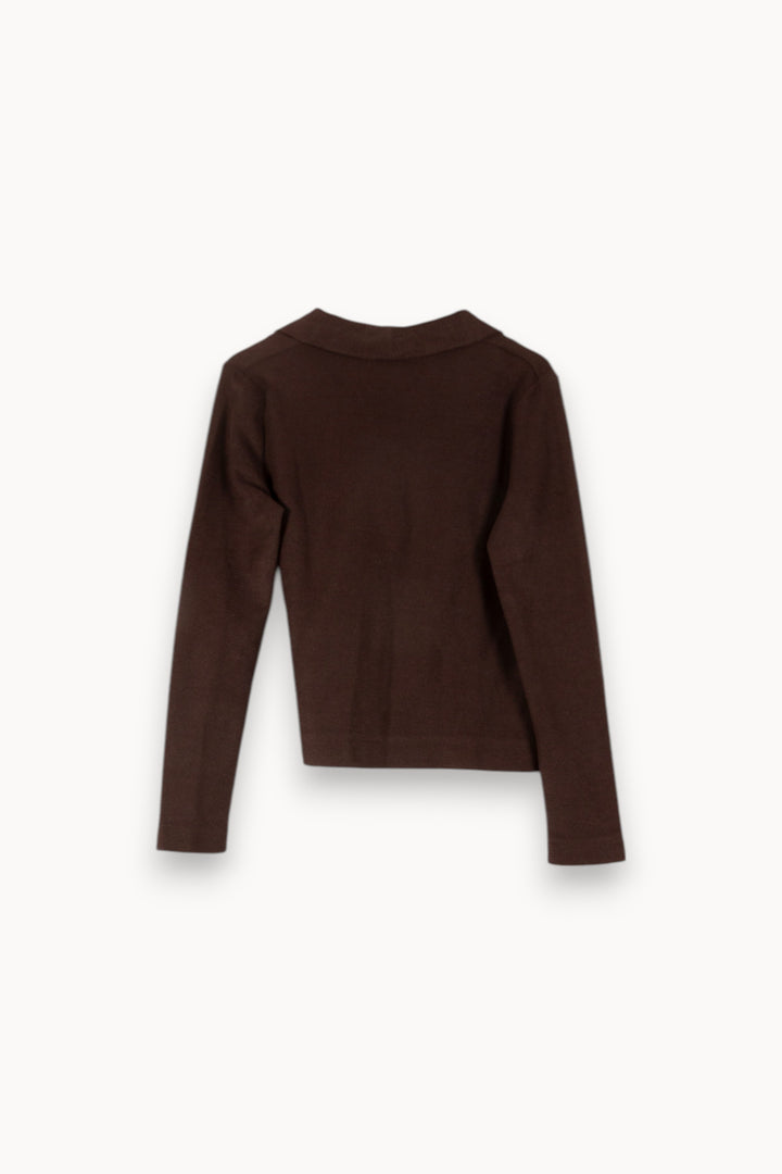Cardigan Marron - Taille L/40 de la marque One Step | PARAD20670 - Vendu par Paradigme - Image 4