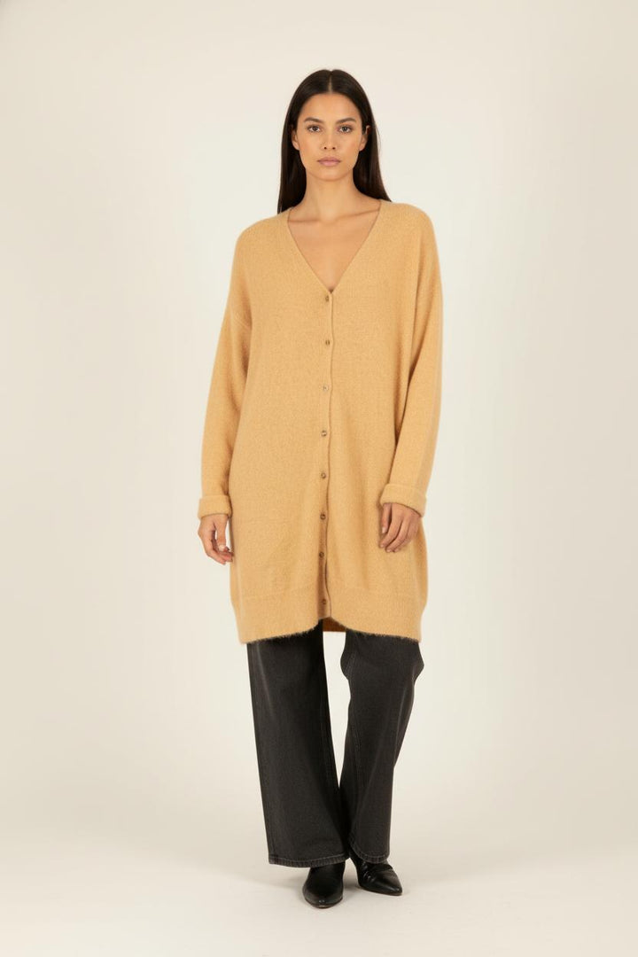 Pull marron clair - Taille Unique