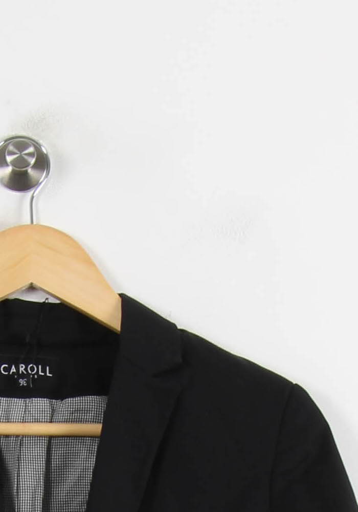 Blazer Noir - Taille S/36 de la marque Caroll | PARAD20697 - Vendu par Paradigme - Image 3