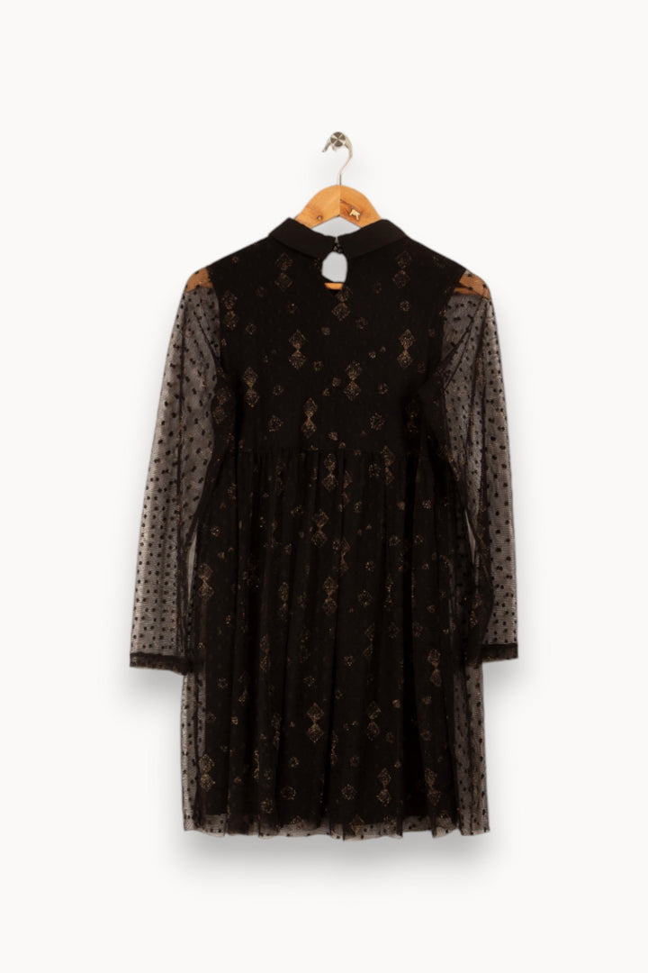 Robe noire avec détails - Taille M/38