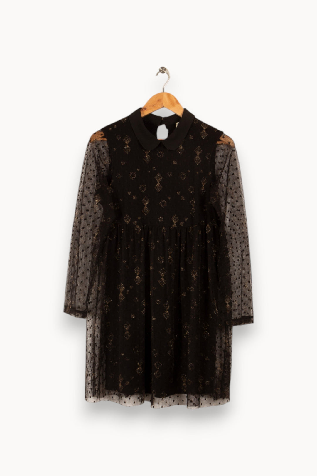 Robe noire avec détails - Taille M/38