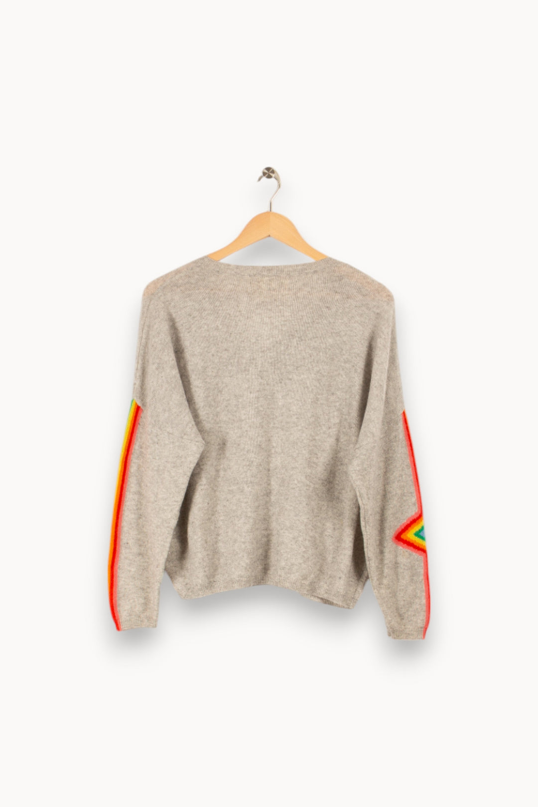 Pull gris avec détails - Taille S/36