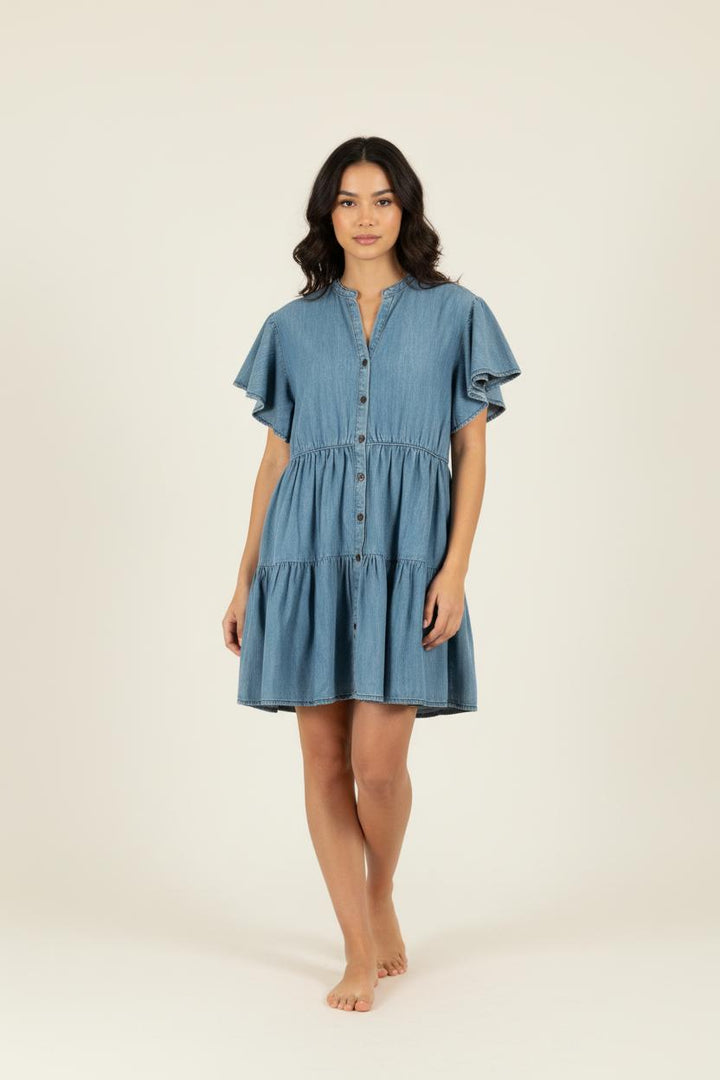 Robe bleue - Taille L/40