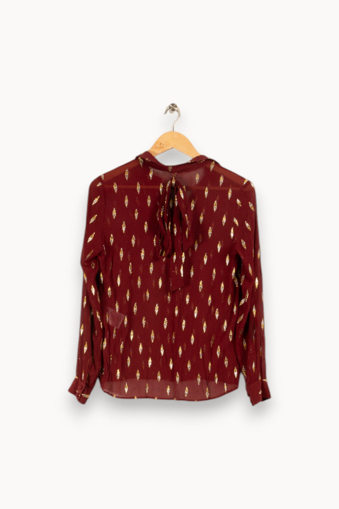 Blouse bordeaux - Taille XS/34