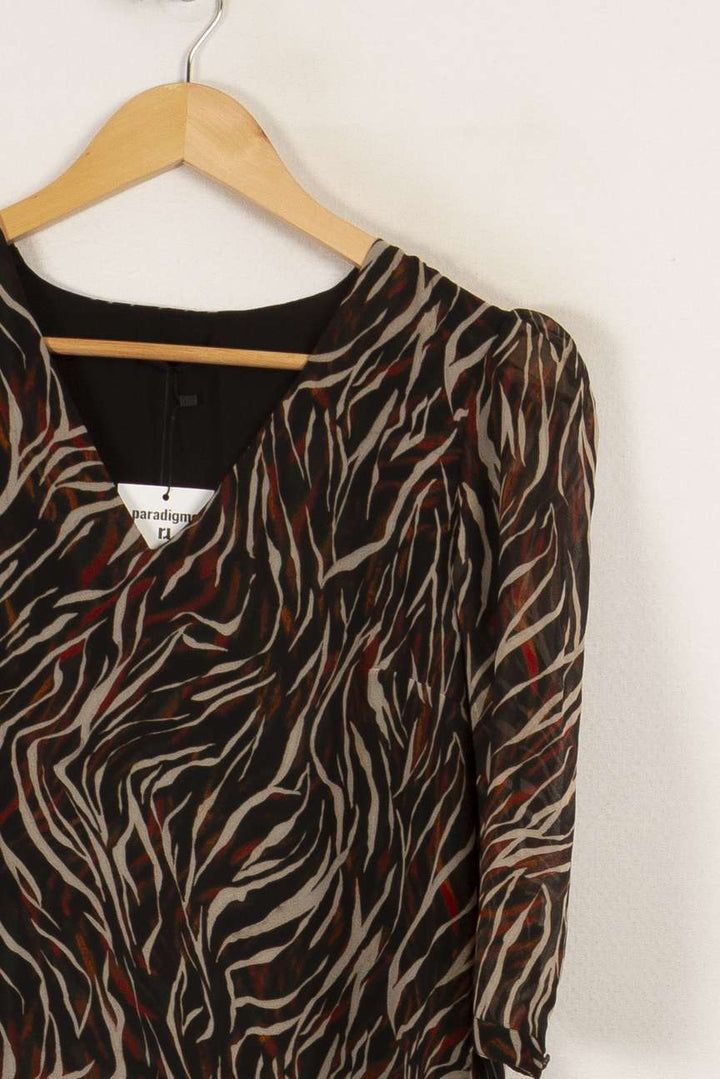Robe multicolore zébrée - Taille S/36