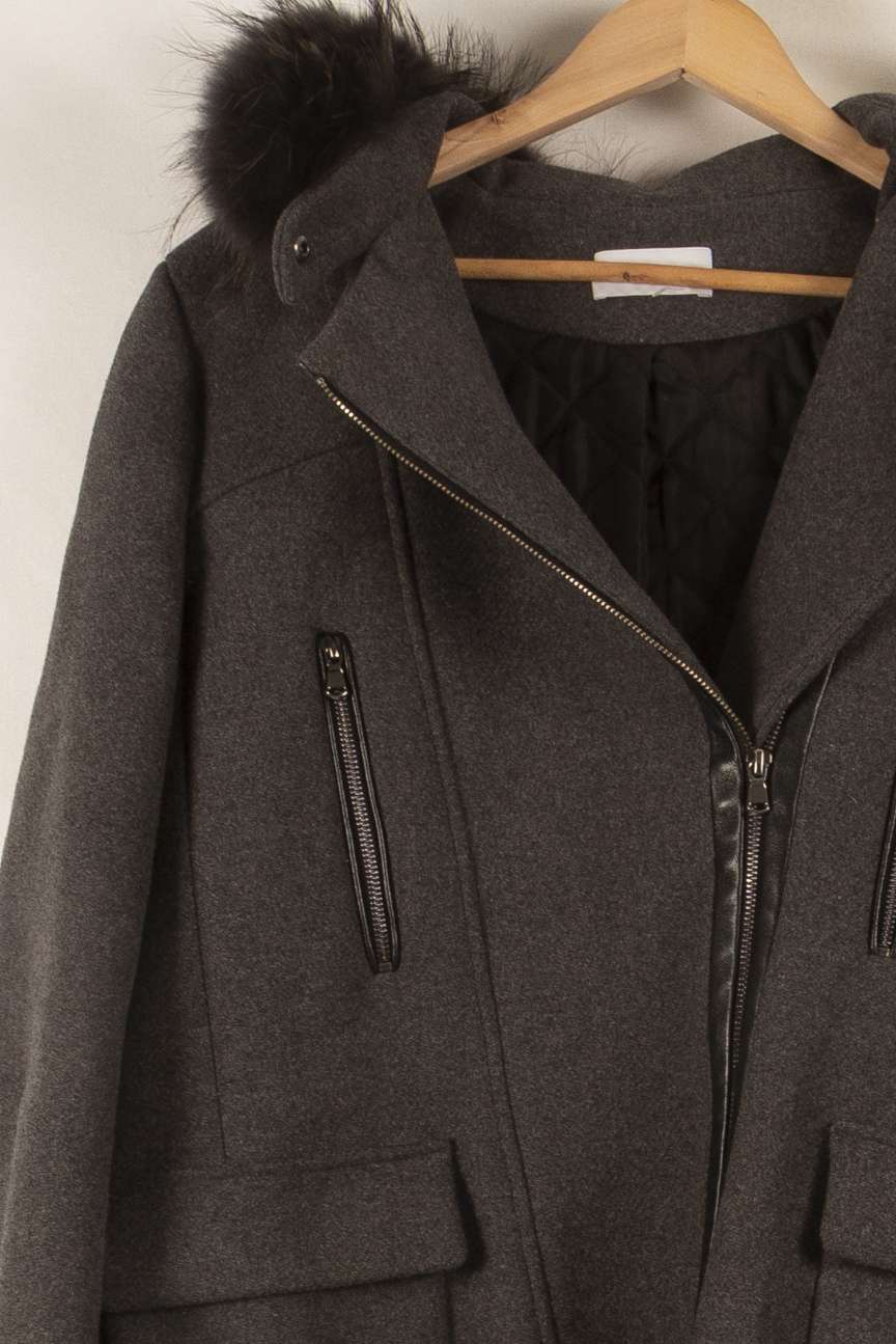 Duffle-coat Gris - Taille XL/42 de la marque ZAPA | PARAD20869 - Vendu par Paradigme - Image 3