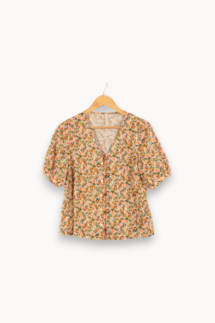 Blouse multicolore - Taille M/38