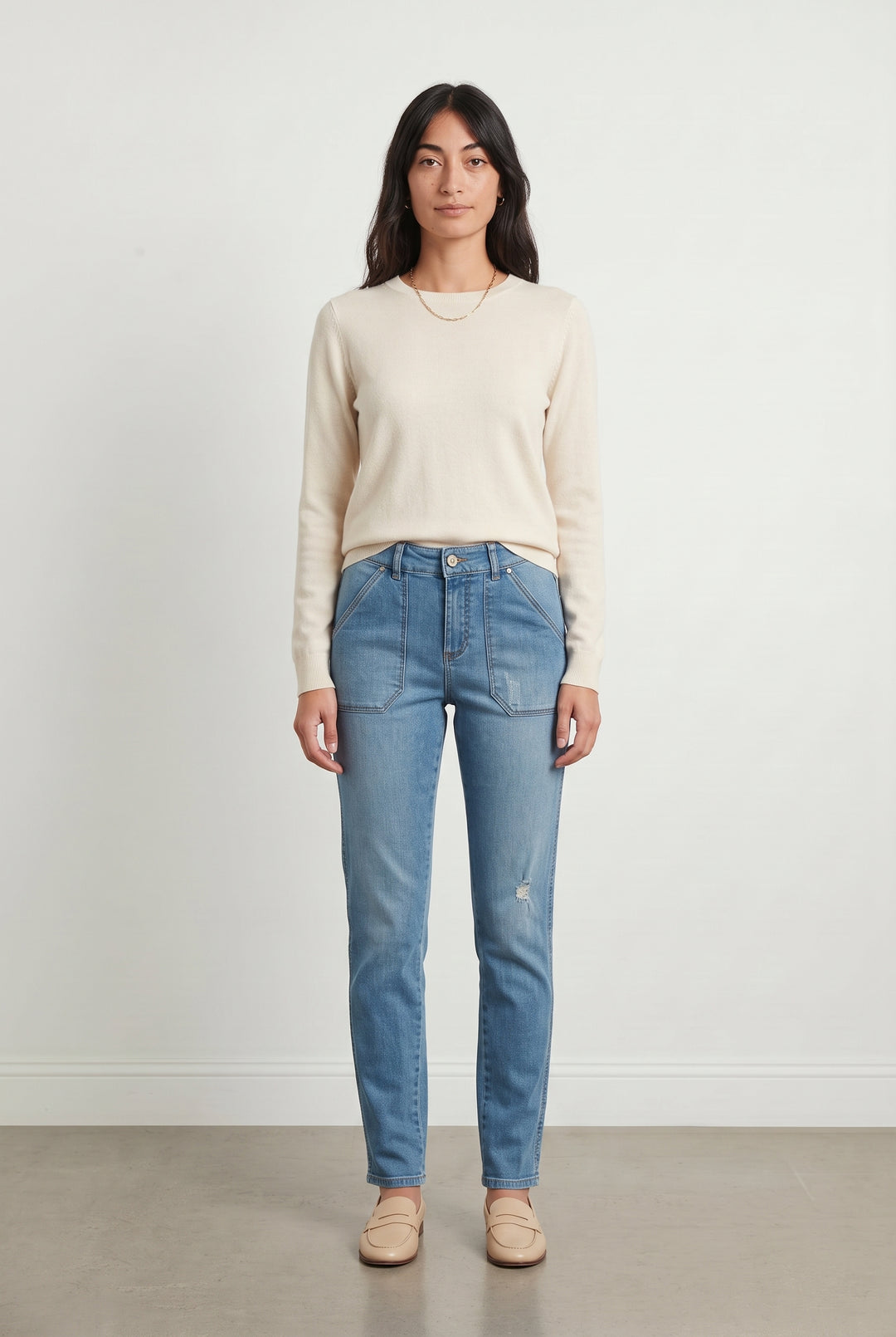 Jean Bleu - Taille XS/34 de la marque IKKS | PARAD20906 - Vendu par Paradigme - Image 1