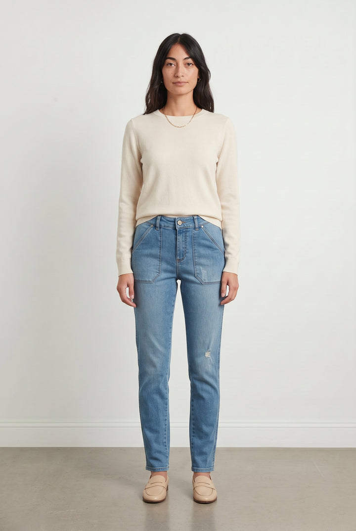 Jean Bleu - Taille XS/34 de la marque IKKS | PARAD20906 - Vendu par Paradigme - Image 1