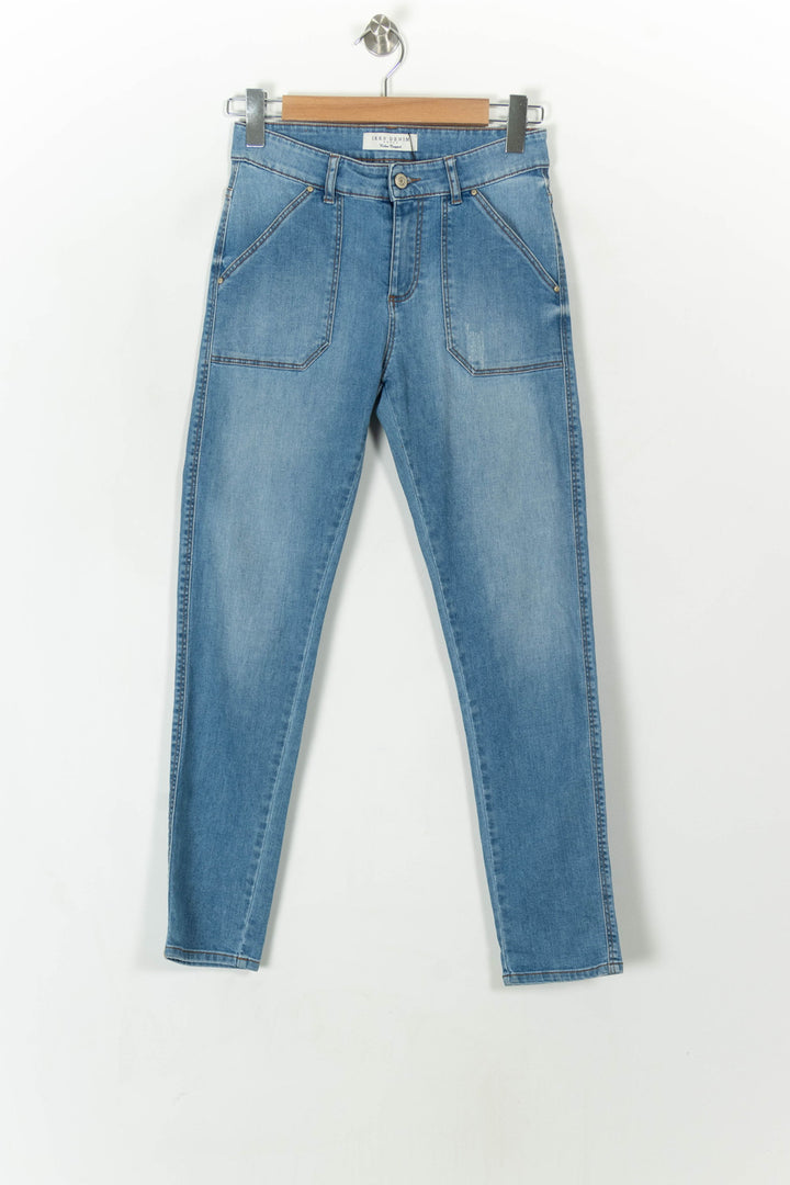 Jean Bleu - Taille XS/34 de la marque IKKS | PARAD20906 - Vendu par Paradigme - Image 2