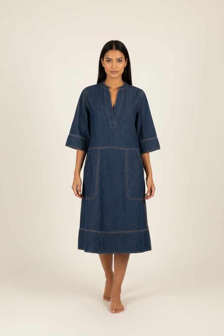 Robe bleue - Taille L/40