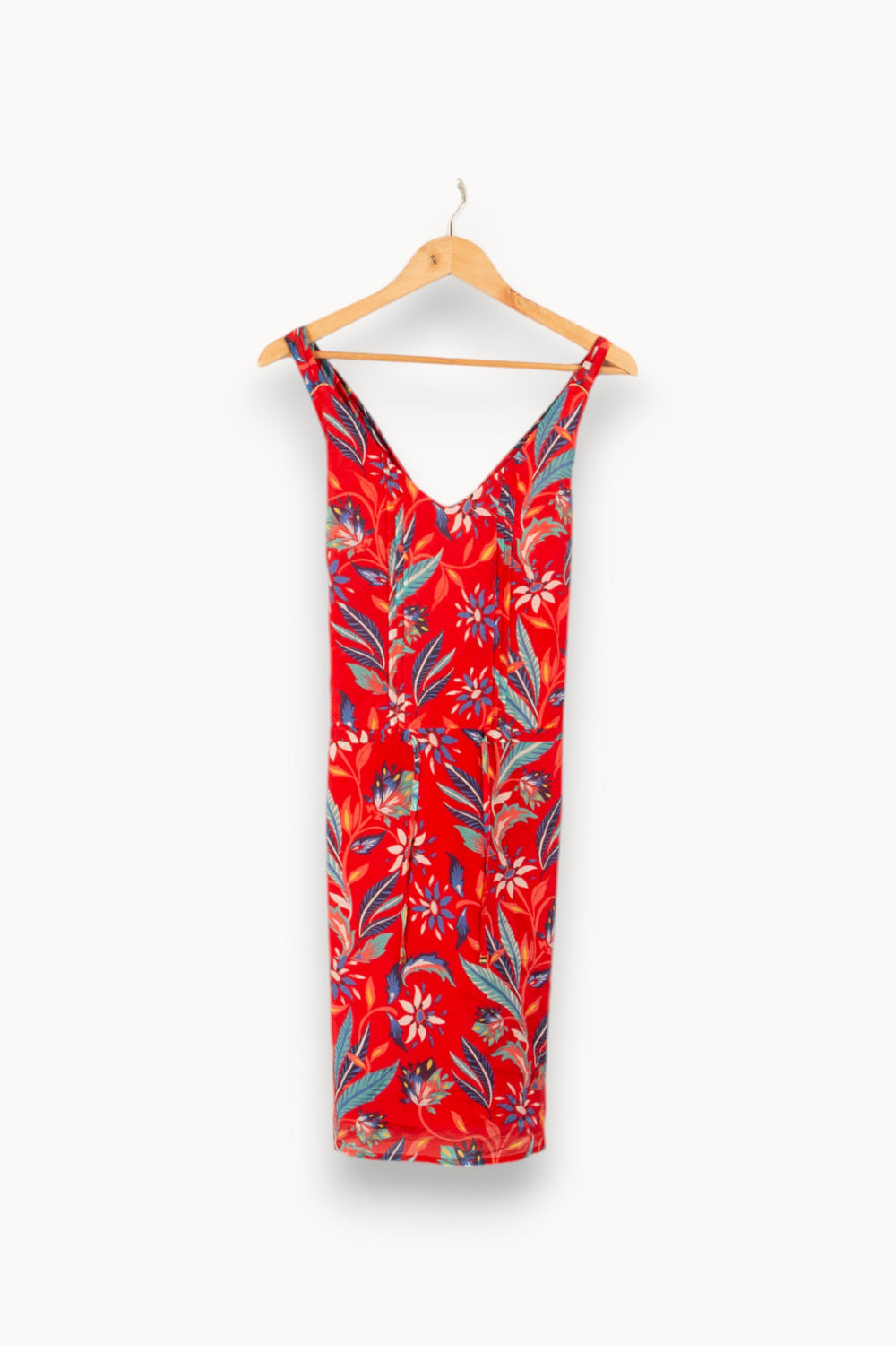 Robe rouge à motifs - Taille M/38