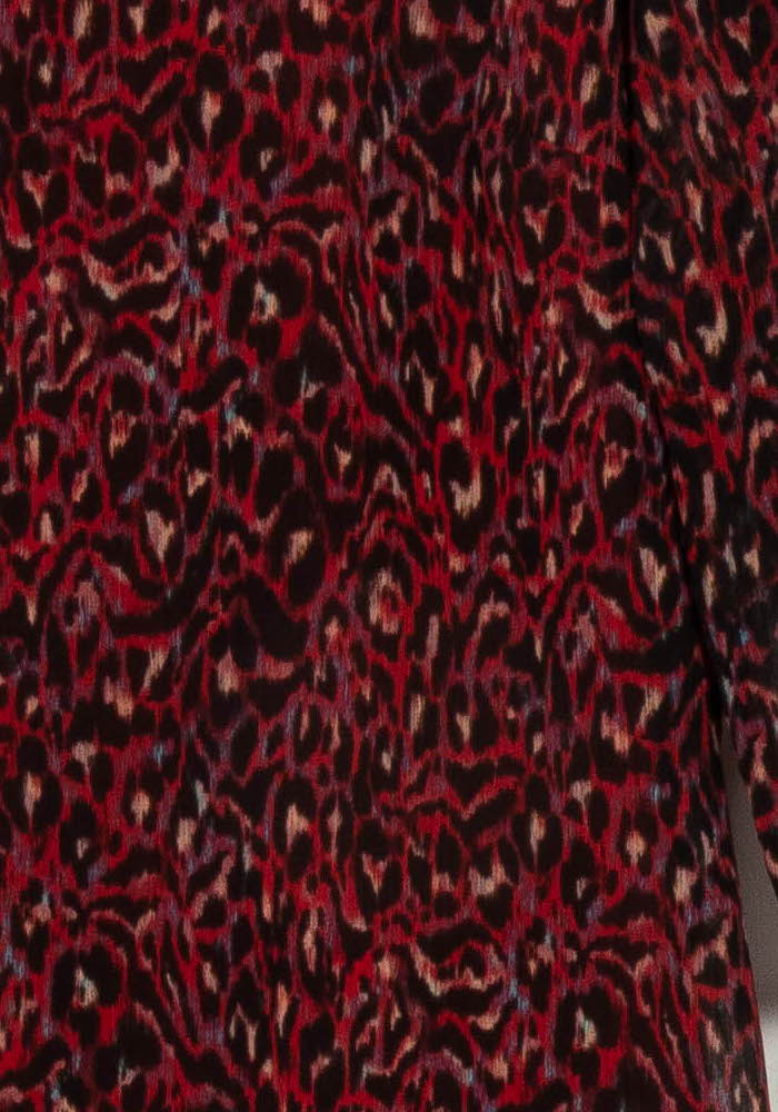 Robe Courte Bordeaux et Noir - Taille S/36 de la marque One Step | PARAD20929 - Vendu par Paradigme - Image 3