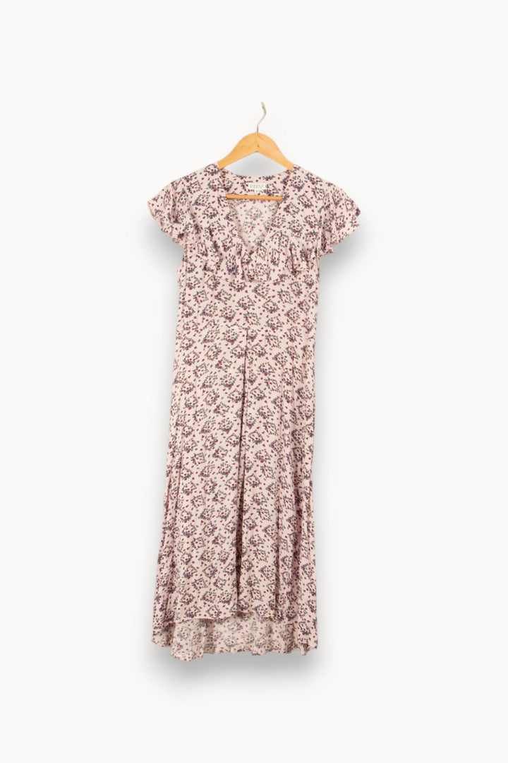 Robe rose à motifs - Taille M/38