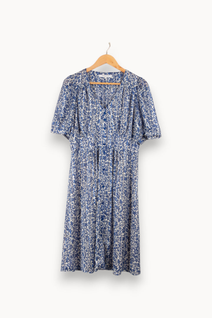 Robe bleue à motifs - Taille XXL/44