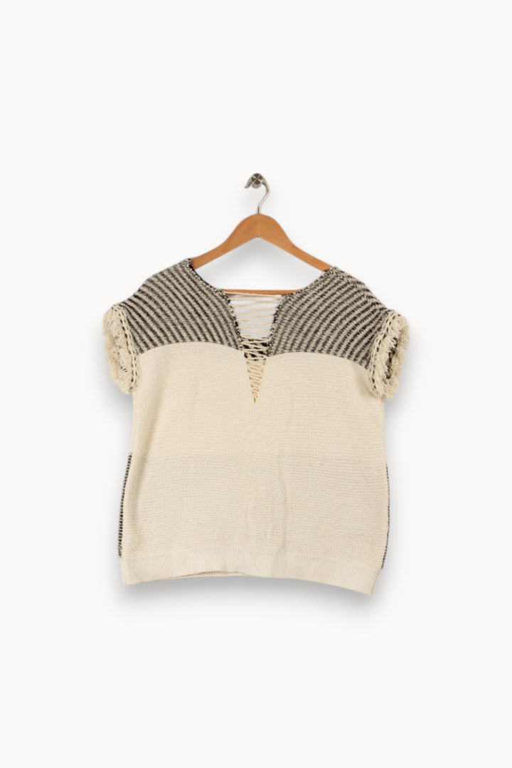 Pull blanc - Taille L/40
