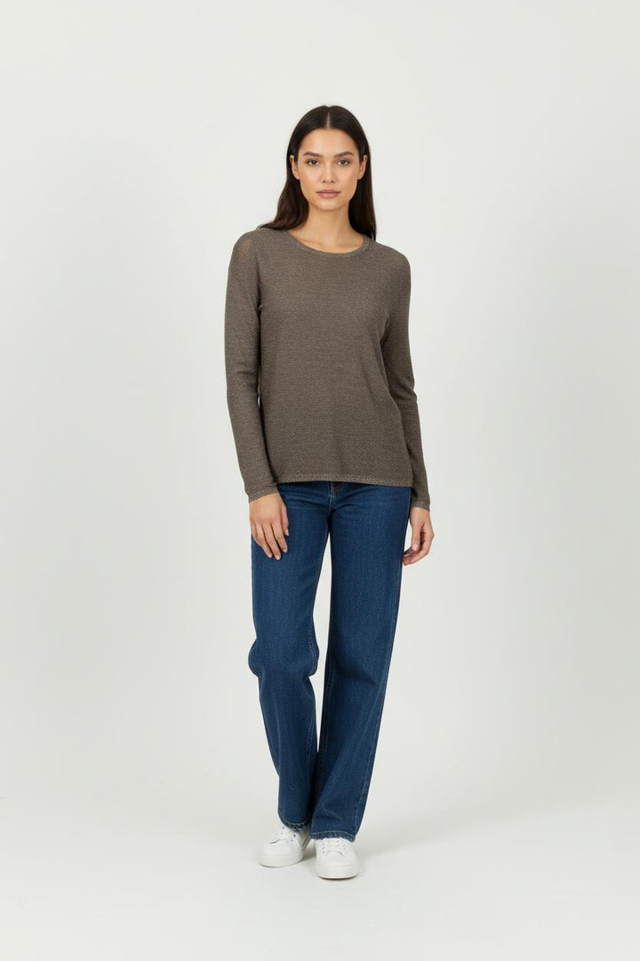 Pull Marron - Taille S/36 de la marque Sud express | PARAD20938 - Vendu par Paradigme - Image 1