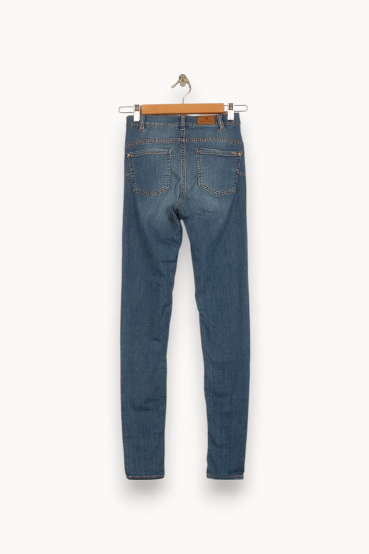 Jean Slim Bleu - Taille XS/34 de la marque IKKS | PARAD20940 - Vendu par Paradigme - Image 4